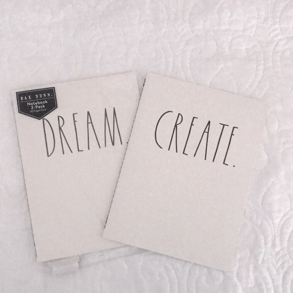 Rae Dunn Notebooks DREAM/CREATE 2 pack - Picture 6 of 8